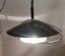 Large Mid-Century Scandinavian Modern Black Metal Pull Down Hanging Lamp, 1970s 13