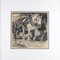 Julius Paul Junghanns, Draft Horse with Cart, 1920s, Charcoal, Framed, Image 2