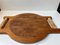 Danish Modern Double Sided Tray in Teak and Cork by Richard Nissen, 1960s, Image 8