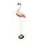 Wooden Flamingo with Iron Legs, 1960s, Image 1