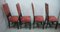 Gründerzeitliche Rote Stühle, 1870er, 6 . Set 3
