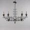 Vintage Wrought Iron Chandelier 1