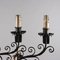 Vintage Wrought Iron Chandelier 4