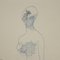 Mario Tozzi, Figurative Composition, Ballpoint Pen Drawing, Framed 3