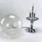 Glass Ball Table Lamp from Doria Leuchten Germany, 1960s 3