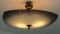 Mid-Century Flying Saucer Ceiling Lamp, 1950s 1