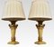 Carved Painted Table Lamps, 1920s, Set of 2 7