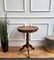 Neoclassical Italian Walnut Inlay Marquetry Octagonal Tripod Side Table, 1950s 8