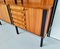 Modernes italienisches Mid-Century Wandregal aus Holz, 1950er 4