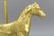 Lámpara de mesa francesa de bronce con escultura de caballo, años 50, Imagen 6