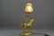 Französische Tischlampe aus Bronze mit Pferdeskulptur, 1950er 13