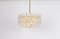 Gilt Brass and Crystal Chandelier by Palwa, 1970s 5
