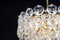 Gilt Brass and Crystal Chandelier by Palwa, 1970s 10