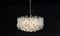 Gilt Brass and Crystal Chandelier by Palwa, 1970s 11