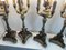 Antique Empire Style Lacquered and Gilded Wood Candlesticks, 1890, Set of 4 11