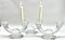 Belgian Crystal Candlesticks by Val Saint Lambert, 1930s, Set of 3 11
