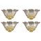 Wall Sconces in Gold, 1980, Set of 4, Image 1