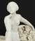 Art Deco Bisque Porcelain Sculpture, 1920s 9