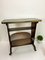 Vintage Side Table or Magazine Rack on Wheels, 1950s, Image 2