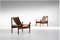 Ouro Preto Lounge Chairs in Rosewood & Leather by Jorge Zalszupin, Brazil, 1960s, Set of 2, Image 2