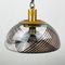 Vintage Swirled Murano Glass Pendant Lamp in the style of Lino Tagliapietra, Italy, 1980s 3
