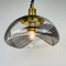 Vintage Swirled Murano Glass Pendant Lamp in the style of Lino Tagliapietra, Italy, 1980s 9