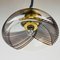 Vintage Swirled Murano Glass Pendant Lamp in the style of Lino Tagliapietra, Italy, 1980s 12