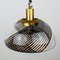 Vintage Swirled Murano Glass Pendant Lamp in the style of Lino Tagliapietra, Italy, 1980s 11