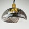 Vintage Swirled Murano Glass Pendant Lamp in the style of Lino Tagliapietra, Italy, 1980s 10