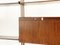 Mid-Century Italian Modern Free-Standing Bookshelf in Wood & Brass, 1960s 23