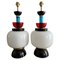 Glass Table Lamps by by Ettore Sottsass, Italy, Murano, 1970s, Set of 2 1