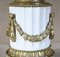 Lámpara de mesa de aceite de cerámica Napoleón III, siglo XIX, Imagen 12