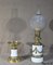 Lámpara de mesa de aceite de cerámica Napoleón III, siglo XIX, Imagen 23