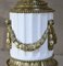 Lámpara de mesa de aceite de cerámica Napoleón III, siglo XIX, Imagen 15