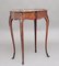 19th Century French Freestanding Kingwood and Marquetry Side Table, 1880s 1