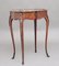 19th Century French Freestanding Kingwood and Marquetry Side Table, 1880s, Image 1