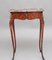 19th Century French Freestanding Kingwood and Marquetry Side Table, 1880s, Image 12