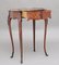19th Century French Freestanding Kingwood and Marquetry Side Table, 1880s 9