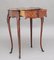 19th Century French Freestanding Kingwood and Marquetry Side Table, 1880s, Image 9