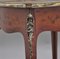 19th Century French Freestanding Kingwood and Marquetry Side Table, 1880s 11