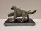 Clovis Masson, Art Deco Hunting Dogs, 1930, Bronze 18