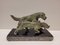 Clovis Masson, Perros de caza Art Déco, 1930, Bronce, Imagen 1