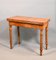 19th Century French Burr Elm Folding Game Table 2