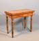 19th Century French Burr Elm Folding Game Table 3