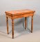 19th Century French Burr Elm Folding Game Table, Image 3