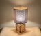 Lámpara de mesa vintage grande de latón, años 60, Imagen 2
