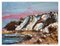 R. F. Myller, Niendorf Baltic Sea, Brodten Cliff in Winter, 2019, Acrylic on Canvas, Image 1