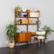 Scandinavian Ergo Free Standing Home Office Shelving Unit with Desk by John Texmon, Norway, 1960s 3