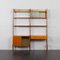 Scandinavian Ergo Free Standing Home Office Shelving Unit with Desk by John Texmon, Norway, 1960s 1