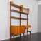Scandinavian Ergo Free Standing Home Office Shelving Unit with Desk by John Texmon, Norway, 1960s 4